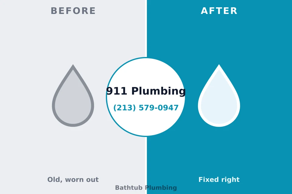 Before and after: plumbing repair Martins Ferry, OH